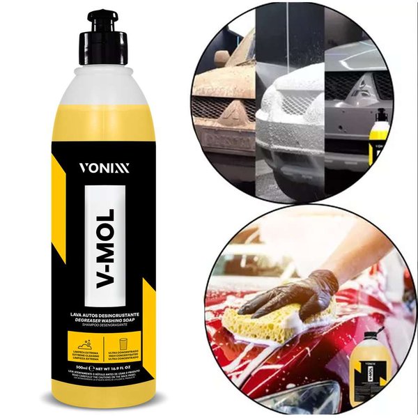 Shampoo Desengraxante Lavagem Automotiva V-mol 500ML Vonixx