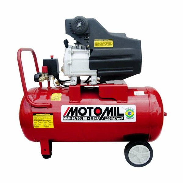 MAM-10/50BR -MOTOCOMPRESSOR 120LBS 2,5HP127/220V N 127/220V
