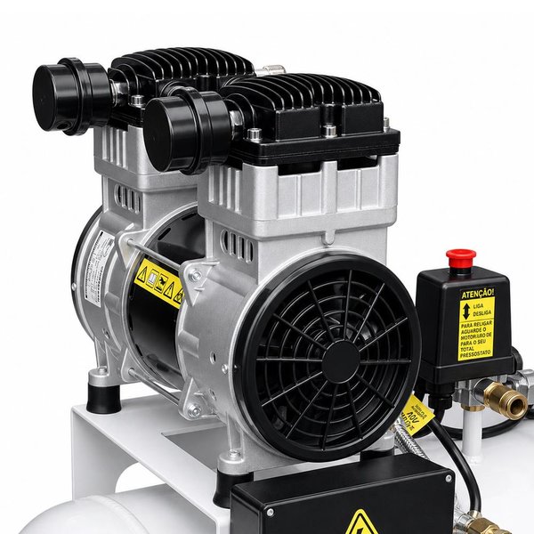 Compressor de Ar Odontológico 20 Pés 100l Silencioso Isento de
